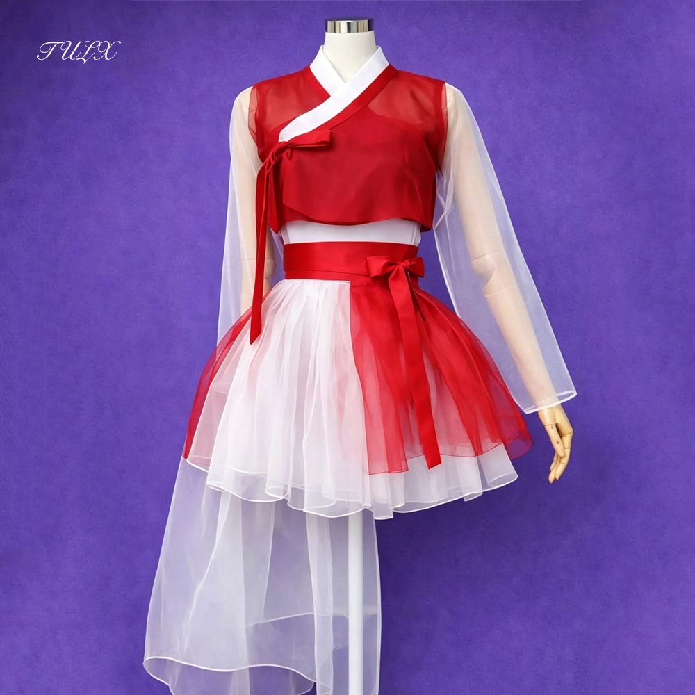 TULX Modern Red Short Organza  - Modern Korean Lifestyle review and price